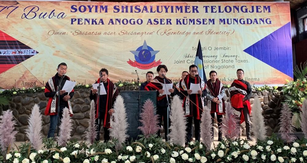 Soyim Students’ Union observed its 77th foundation day and triennial conference at Yimtsungta Arok Sabang, Ungma village on December 29. (Morung Photo)